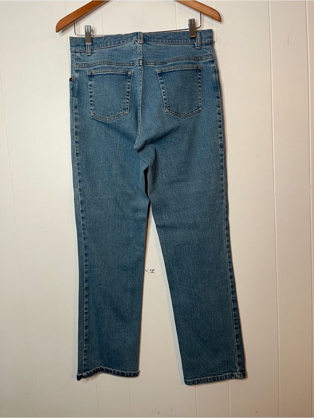 Jones New York Stretch Classic Women's Blue Straight-Leg Jeans Size 6 - Picture 2 of 6